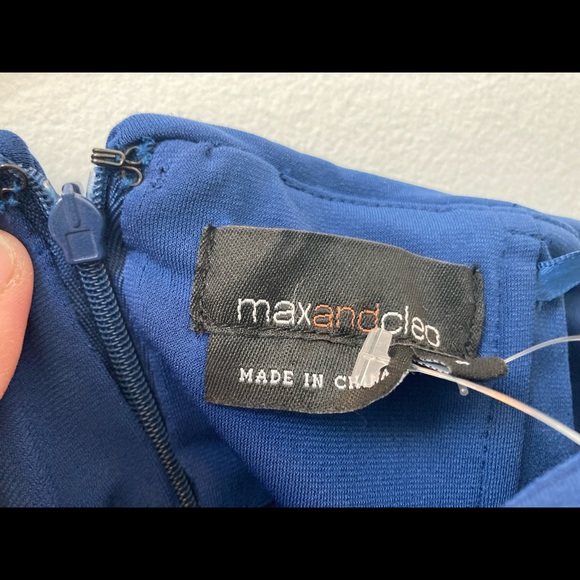 BCBG max and Cleo blue halter dress size 4 - Picture 6 of 6